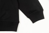 Dior Fashion Handpulled Rope Graffiti Logo Printed Round Neck Sweatshirt Unisex Casual Loose Sweatshirt