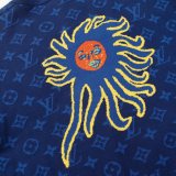 Louis Vuitton x Yayoi Kusama Classic Face Pattern Knitted Cardigan Sweater
