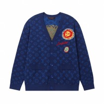 Louis Vuitton x Yayoi Kusama Classic Face Pattern Knitted Cardigan Sweater