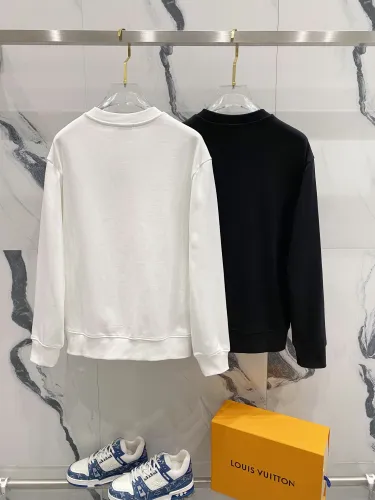 Loewe Classic 3D Embroidered Logo Round Neck Sweatshirt Couples' Casual Sports Shirt