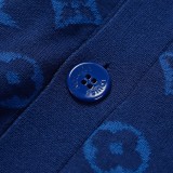 Louis Vuitton x Yayoi Kusama Classic Face Pattern Knitted Cardigan Sweater
