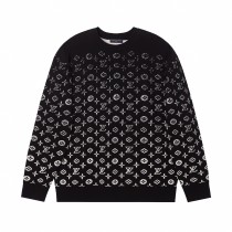 Louis Vuitton Classic Couple Gradient Full Print Pattern Hoodie Sweater