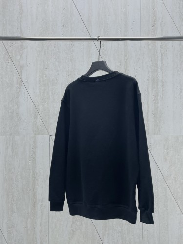 Burberry Knight Logo Cotton Round Neck Hoodie Couple Casual Sweatshirt