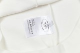 Prada Classic Triangle Logo Loog Round Neck Sweatshirt Unisex Casual Loose Sweatshirt