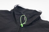 Balenciaga New Embroidered Logo White Strip Splicing Stormtrooper Jacket