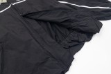 Balenciaga New Embroidered Logo White Strip Splicing Stormtrooper Jacket