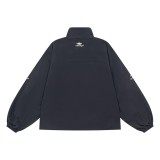 Balenciaga New Embroidered Logo White Strip Splicing Stormtrooper Jacket