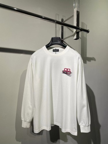Parisian Family Classic Wave Cola Long Sleeve T-shirt Couples Loose Long Sleeve