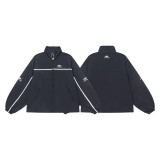 Balenciaga New Embroidered Logo White Strip Splicing Stormtrooper Jacket