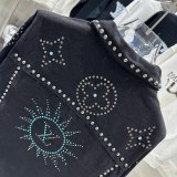Louis Vuitton Heavy Industry Washed Denim Jacket Loose Couple Jacket