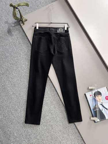 Chrome Hearts New Fashion Hot Brick Pocket Slimming Jeans Pants