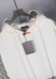 Louis Vuitton New Floral Splicing Hoodie Couple Loose Sweatshirt