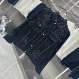 Louis Vuitton Heavy Industry Washed Denim Jacket Loose Couple Jacket
