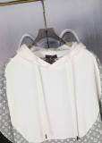 Louis Vuitton New Floral Splicing Hoodie Couple Loose Sweatshirt