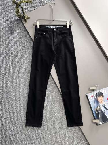 Chrome Hearts New Fashion Hot Brick Pocket Slimming Jeans Pants