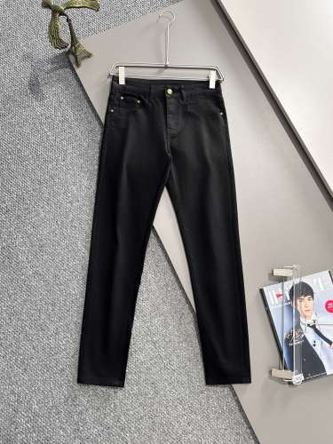 Dior New Embroidered Pocket Slimming Jeans Pants
