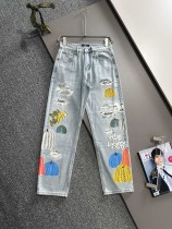 Louis Vuitton New Trendy Classic Pumpkin Jeans Pants