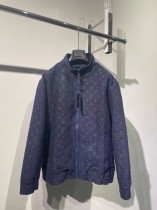 Louis Vuitton Unisex Classic Presbyopia Embossed Matte Jacket Coat
