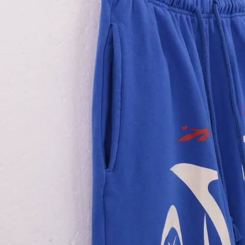 Hellstar  Vintage Washed  Old  Cotton Terry Casual Sports Pants