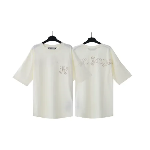 Plam Angels Personalized Retro Printed T-shirt Couple Loose Short Sleeve