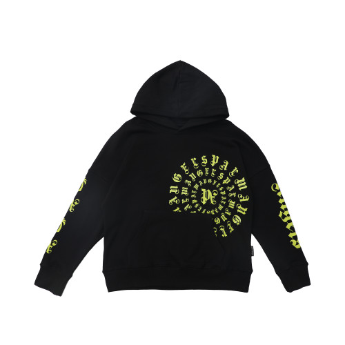 Plam Angels Special Printed Logo Hoodie Unisex Casual Loose Sweatshirt