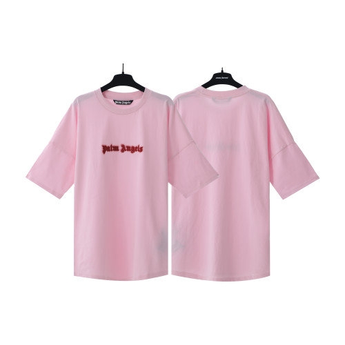 Plam Angels Simple Personality Embroidery Round Neck Short Sleeves T-shirt