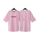 Plam Angels Simple Personality Embroidery Round Neck Short Sleeves T-shirt