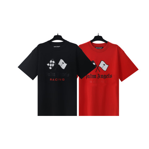 Plam Angels Personalized Design Couple Round Neck T-shirt