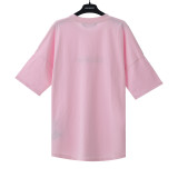 Plam Angels Simple Personality Embroidery Round Neck Short Sleeves T-shirt
