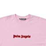 Plam Angels Simple Personality Embroidery Round Neck Short Sleeves T-shirt