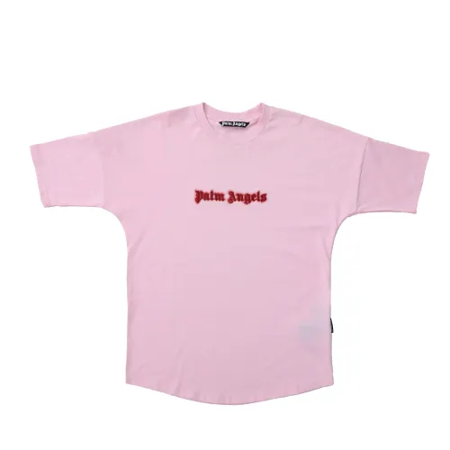 Plam Angels Simple Personality Embroidery Round Neck Short Sleeves T-shirt