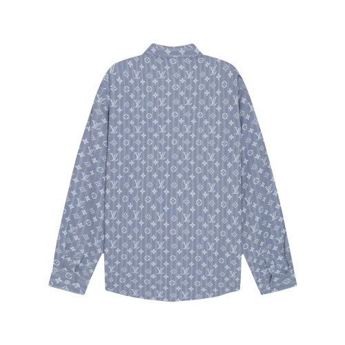 Louis Vuitton Classic Full Logo Printed Long Sleeve Shirt