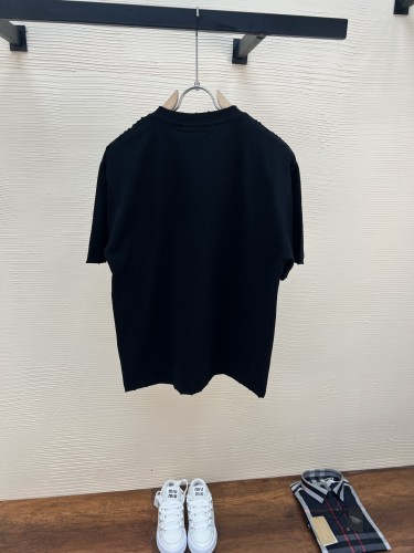 Balenciaga New Letter Logo Round Neck Short Sleeve Unisex Casual Loose T-shirt