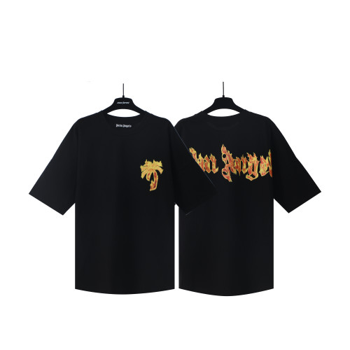 Plam Angels Fashion Printed Short-sleeved Unisex Casual Loose Cotton T-shirt