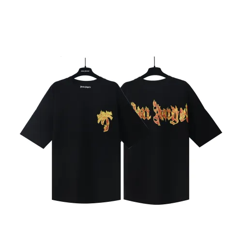 Plam Angels Fashion Printed Short-sleeved Unisex Casual Loose Cotton T-shirt
