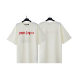 Plam Angels Embroidery Print Simple Style Unisex Short Sleeve