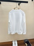 Prada New Embroidered Logo Printed Sweatshirt Unisex Casual Round Neck Sweatshirt