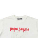 Plam Angels Embroidery Print Simple Style Unisex Short Sleeve