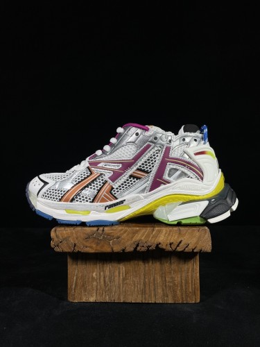 Balenciaga Runner 7 Multicolour Unisex Mesh Outdoor Concept Shoes Fashion Street Sneakers