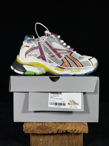 Balenciaga Runner 7 Multicolour Unisex Mesh Outdoor Concept Shoes Fashion Street Sneakers