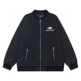 Balenciaga New Embroidered Stand up Collar Jacket Unisex Casual Jacket