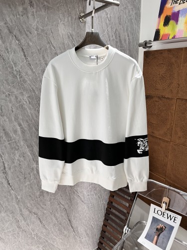 Burberry Classic War Horse Printed Hoodie Unisex Casual Loose Sportswear