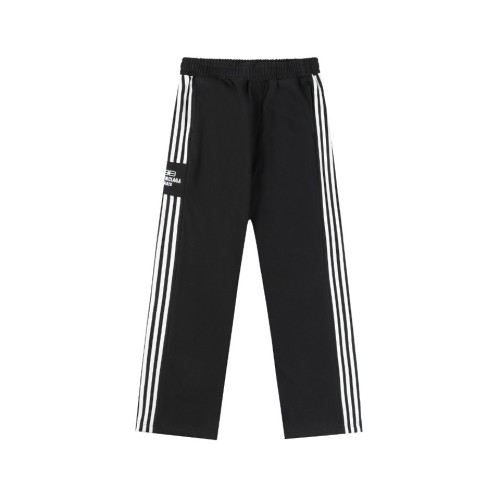 Balenciaga New Embroidered Logo Straight Leg Casual Sports Pants Unisex High Street Loose Pants