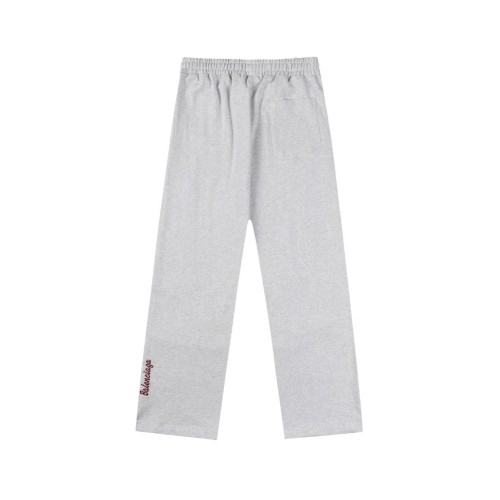Balenciaga New Embroidered Logo Straight Leg Casual Sports Pants Unisex High Street Loose Pants
