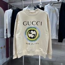 Gucci Classic Personality Logo Printed Hoodie Unisex Casual Cotton Sportswear