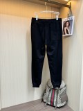 Burberry New Embroidered Logo Sports Pants Unisex Drawstring Casual Pants