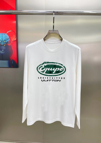 Louis Vuitton New Letter Logo Printed Long Sleeve T-shirt Unisex Casual Loose T-shirt