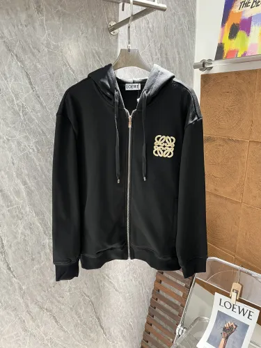 Loewe Toothbrush Embroidered Logo Casual Set Unisex Loose Zipper Sportswear