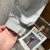 Loewe Toothbrush Embroidered Logo Casual Set Unisex Loose Zipper Sportswear
