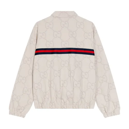 Gucci New Full Double G Logo Jacquard Jacket Couple Casual Versatile Coat